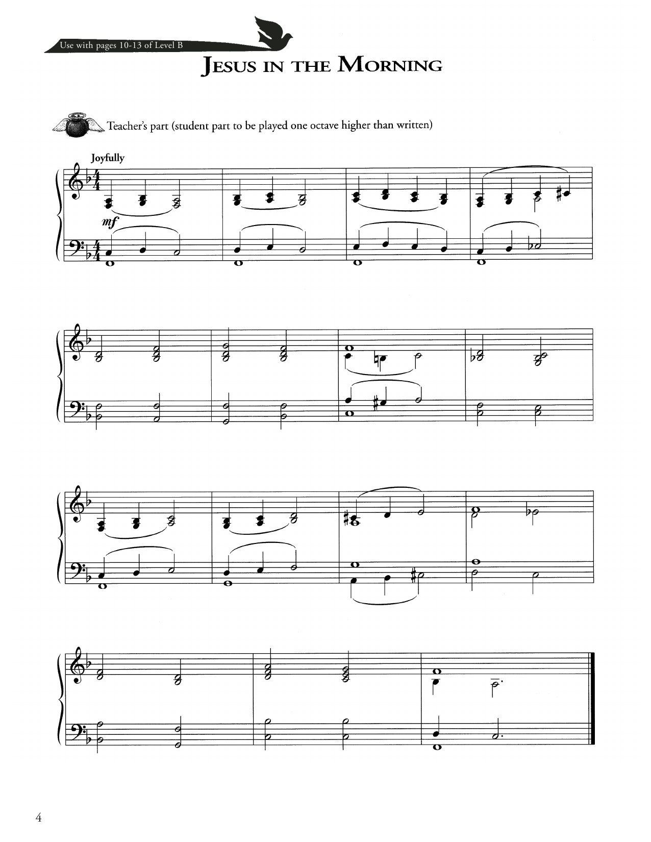 Download Traditional Jesus In The Morning Sheet Music