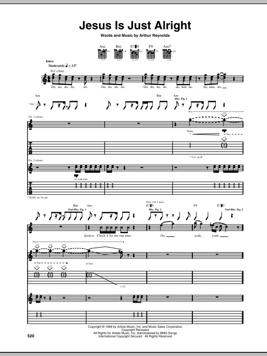 Download dc Talk Jesus Is Just Alright Sheet Music