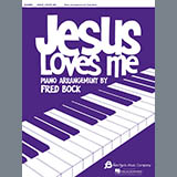 Download or print Jesus Loves Me (with Clair de Lune) (arr. Fred Bock) Sheet Music Printable PDF 3-page score for Inspirational / arranged Piano Solo SKU: 430849.
