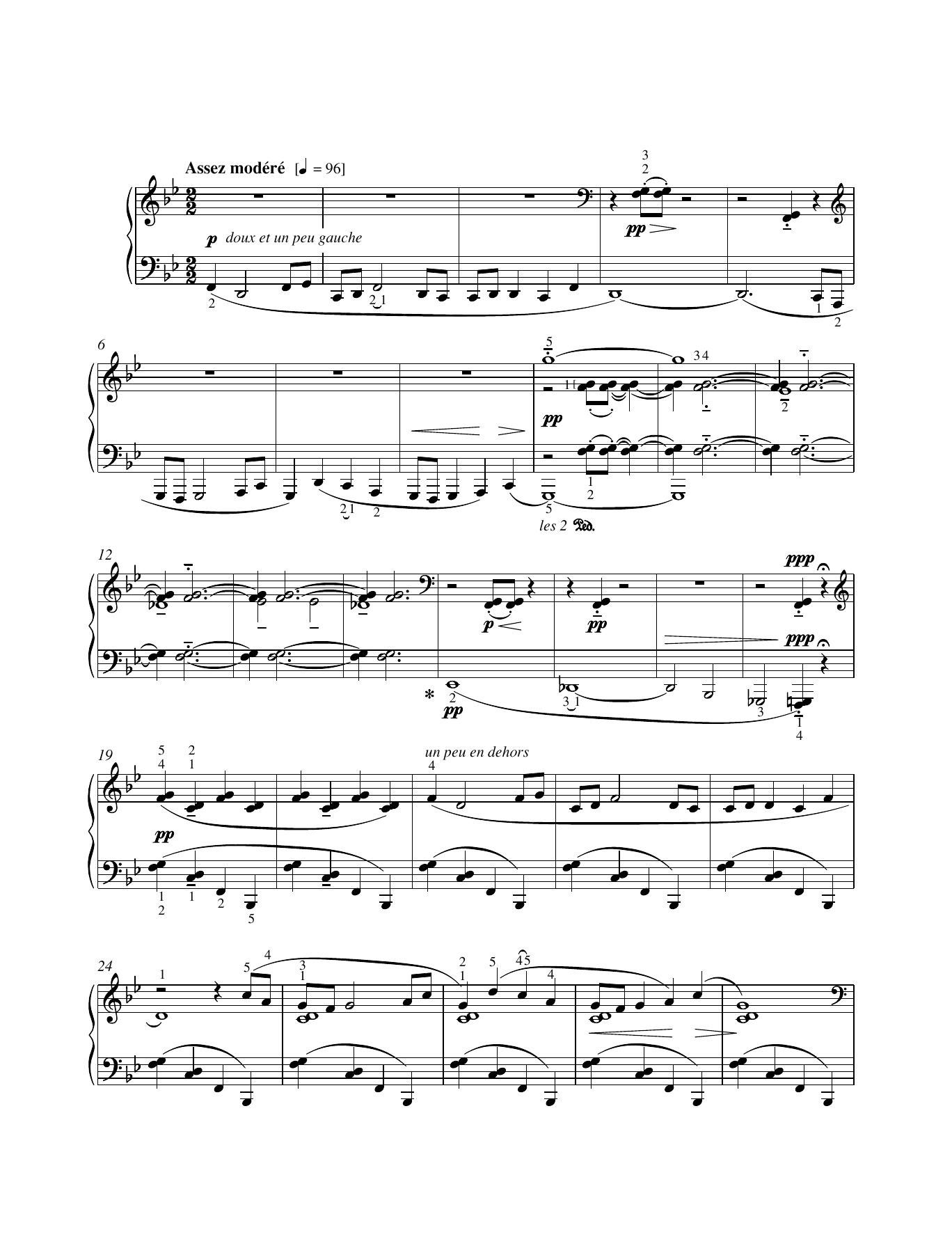 Download Claude Debussy Jimbo's Lullaby Sheet Music