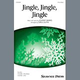 Download or print Jingle, Jingle, Jingle (arr. Greg Gilpin) Sheet Music Printable PDF 10-page score for Christmas / arranged 3-Part Mixed Choir SKU: 1428230.