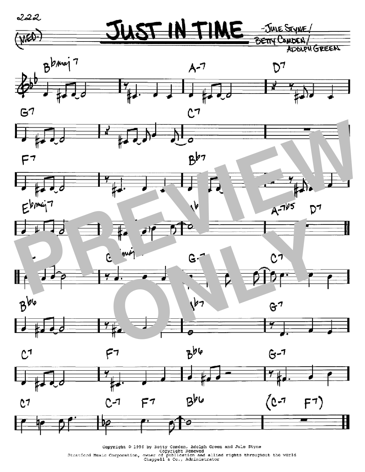 Download Frank Sinatra Just In Time Sheet Music