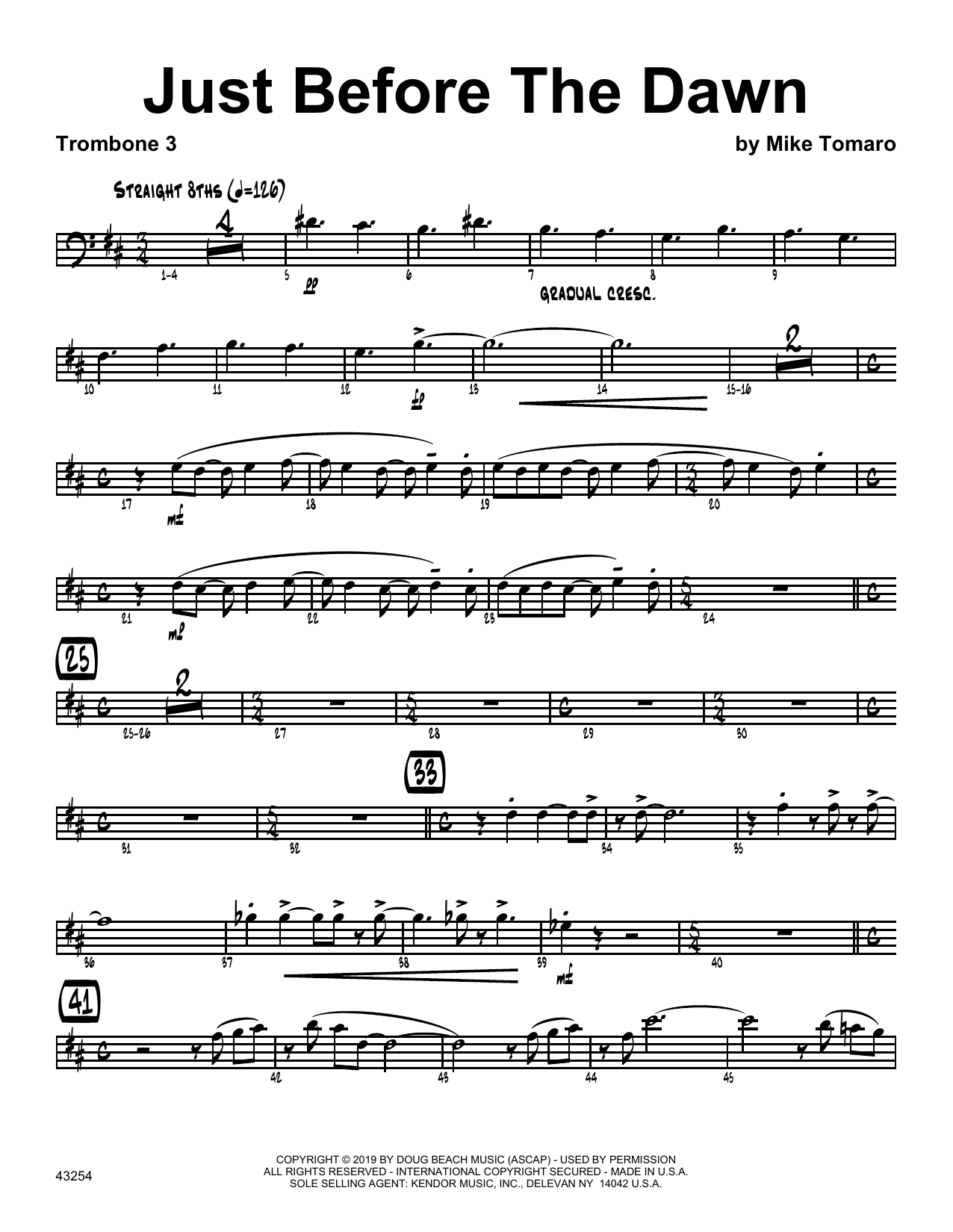 Download Mike Tomaro Just Before The Dawn - Guitar Sheet Music