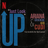 Download or print Ariana Grande & Kid Cudi Just Look Up (from Don't Look Up) Sheet Music Printable PDF 7-page score for Film/TV / arranged Piano, Vocal & Guitar Chords (Right-Hand Melody) SKU: 526175.