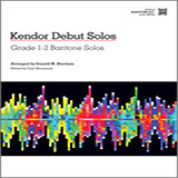 Download or print Kendor Debut Solos - Baritone B.C. Sheet Music Printable PDF 14-page score for Instructional / arranged Brass Solo SKU: 124994.