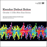 Download or print Kendor Debut Solos - Eb Alto Sax Sheet Music Printable PDF 16-page score for Instructional / arranged Woodwind Solo SKU: 125001.