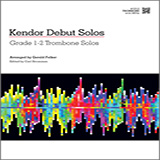 Download or print Kendor Debut Solos - Trombone Sheet Music Printable PDF 16-page score for Instructional / arranged Brass Solo SKU: 124999.
