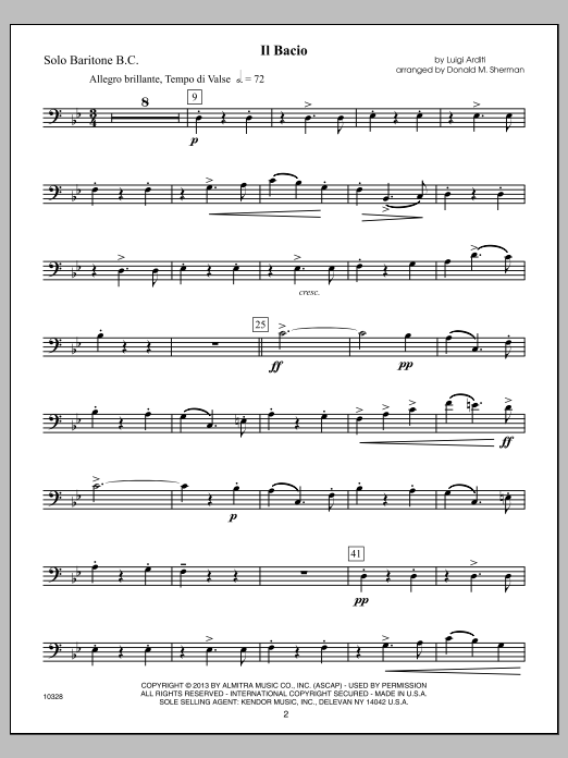 Download Donald Sherman Kendor Master Repertoire - Baritone B.C Sheet Music