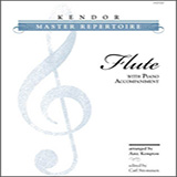 Download or print Kendor Master Repertoire - Flute - Piano Sheet Music Printable PDF 58-page score for Classical / arranged Woodwind Solo SKU: 325636.