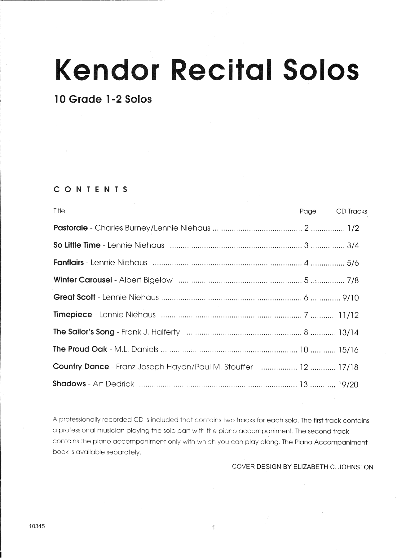 Download Various Kendor Recital Solos - Baritone T.C. - Sheet Music