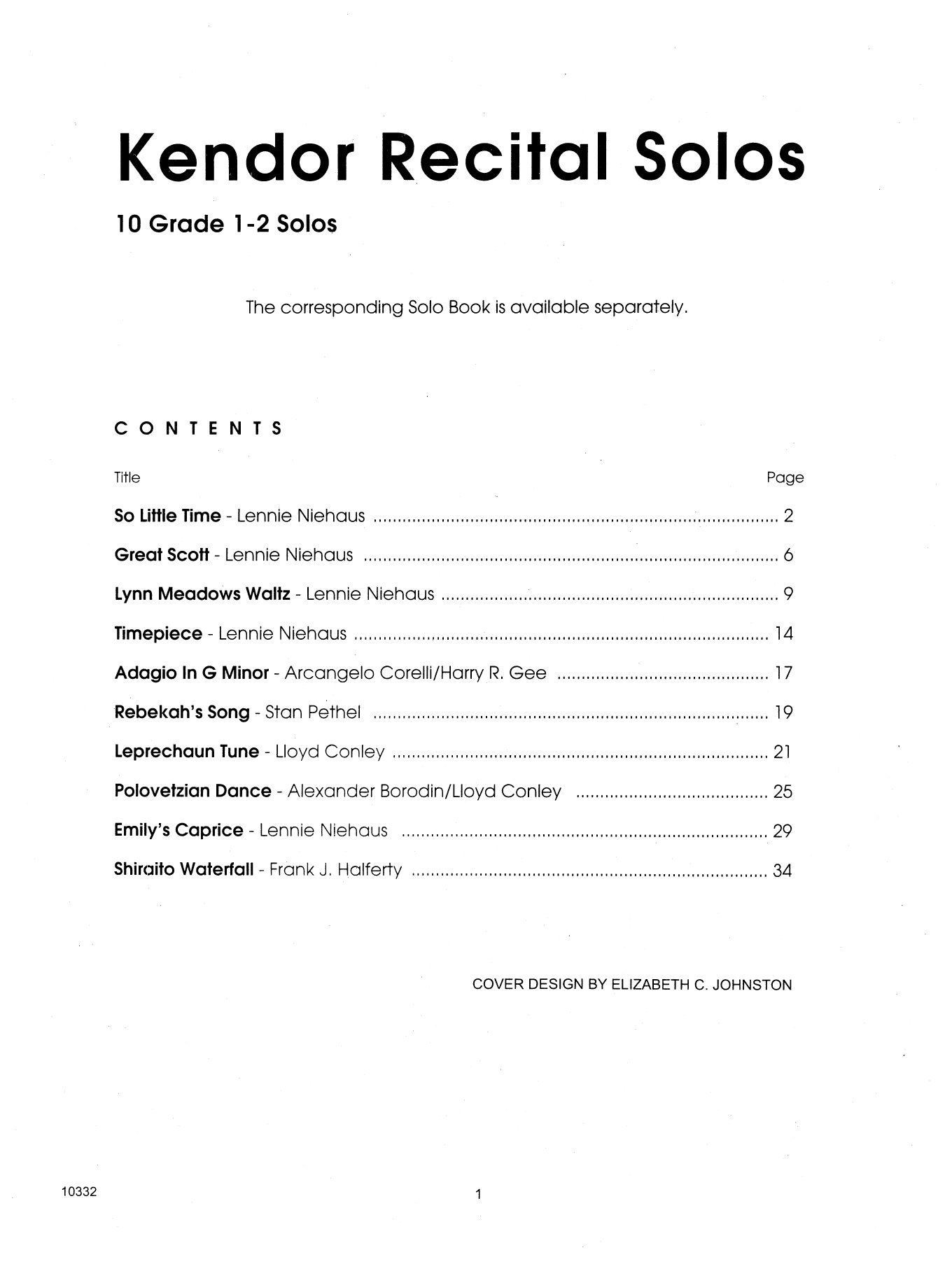 Download Various Kendor Recital Solos - Flute - Piano Ac Sheet Music