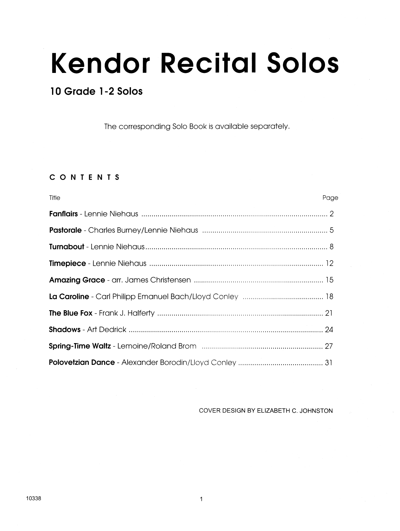 Download Various Kendor Recital Solos - Tenor Saxophone Sheet Music