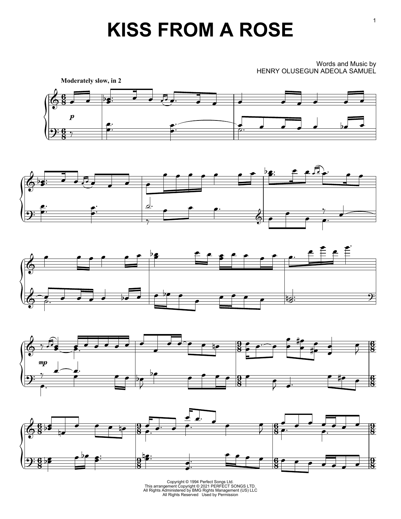 Download Seal Kiss From A Rose [Classical version] Sheet Music