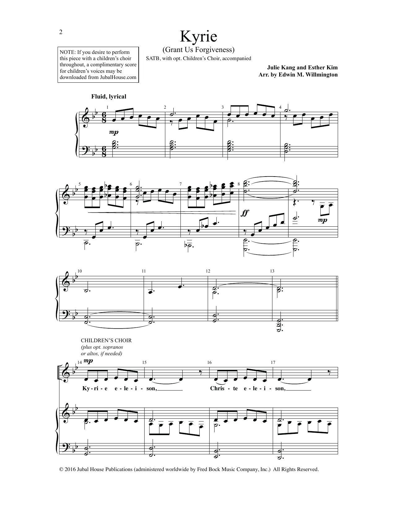 Download Edwin M. Willmington Kyrie Sheet Music