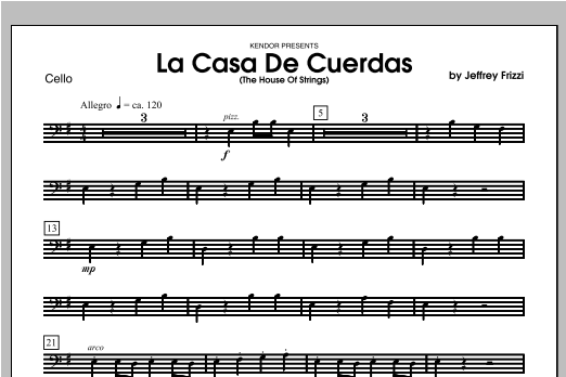 Download Frizzi La Casa De Cuerdas (The House Of String Sheet Music