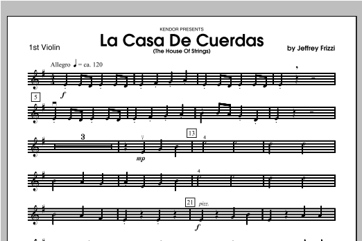 Download Frizzi La Casa De Cuerdas (The House Of String Sheet Music