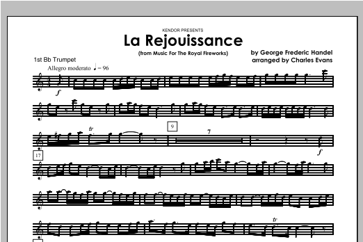 Download Evans La Rejouissance (from Music For The Roy Sheet Music