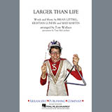 Download or print Larger Than Life - Alto Sax 2 Sheet Music Printable PDF 1-page score for Pop / arranged Marching Band SKU: 378741.