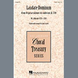 Download or print Laudate Dominum (from Vesperae solennes de confessore, K. 339) (arr. John Leavitt) Sheet Music Printable PDF 10-page score for Classical / arranged SATB Choir SKU: 453955.