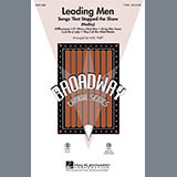 Download or print Leading Men: Songs That Stopped The Show (Medley) Sheet Music Printable PDF 23-page score for Musical/Show / arranged TTBB Choir SKU: 283970.
