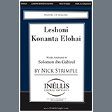 Download or print Leshoni Konanta Elohai Sheet Music Printable PDF 15-page score for Concert / arranged SATB Choir SKU: 1200039.
