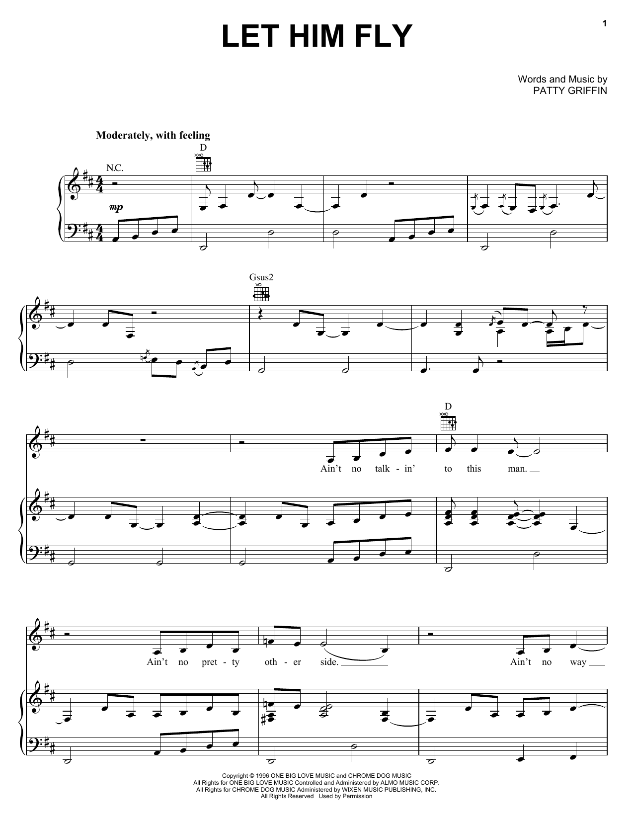 Download Jessica Simpson Let Him Fly Sheet Music