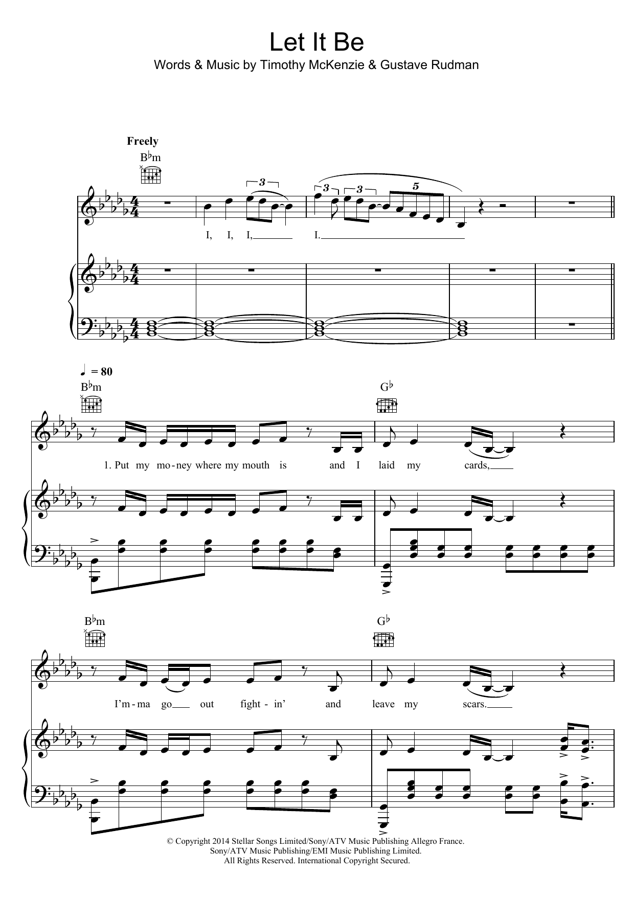 Download Labrinth Let It Be Sheet Music
