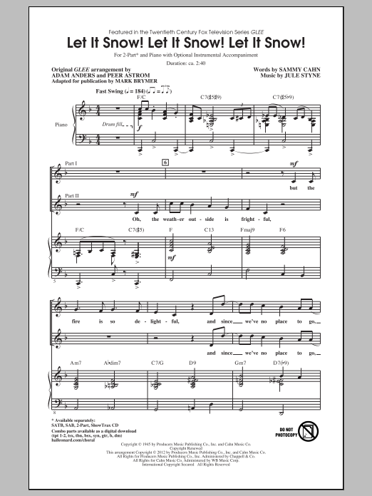 Download Mark Brymer Let It Snow! Let It Snow! Let It Snow! Sheet Music