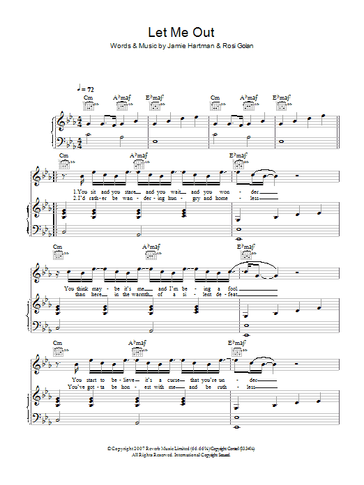 Download Ben's Brother Let Me Out Sheet Music