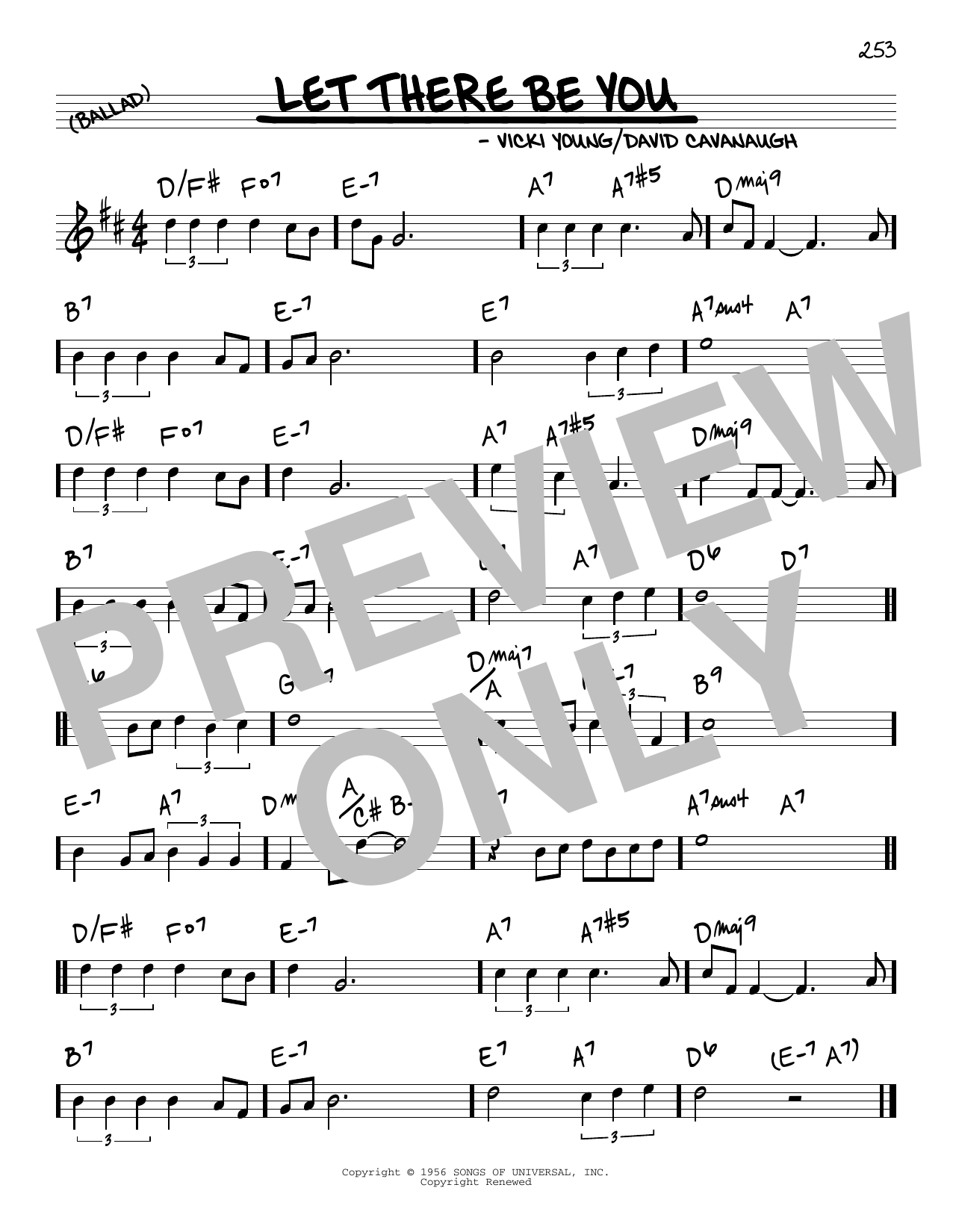 Download Dave Cavanaugh and Vicki Young Let There Be You Sheet Music