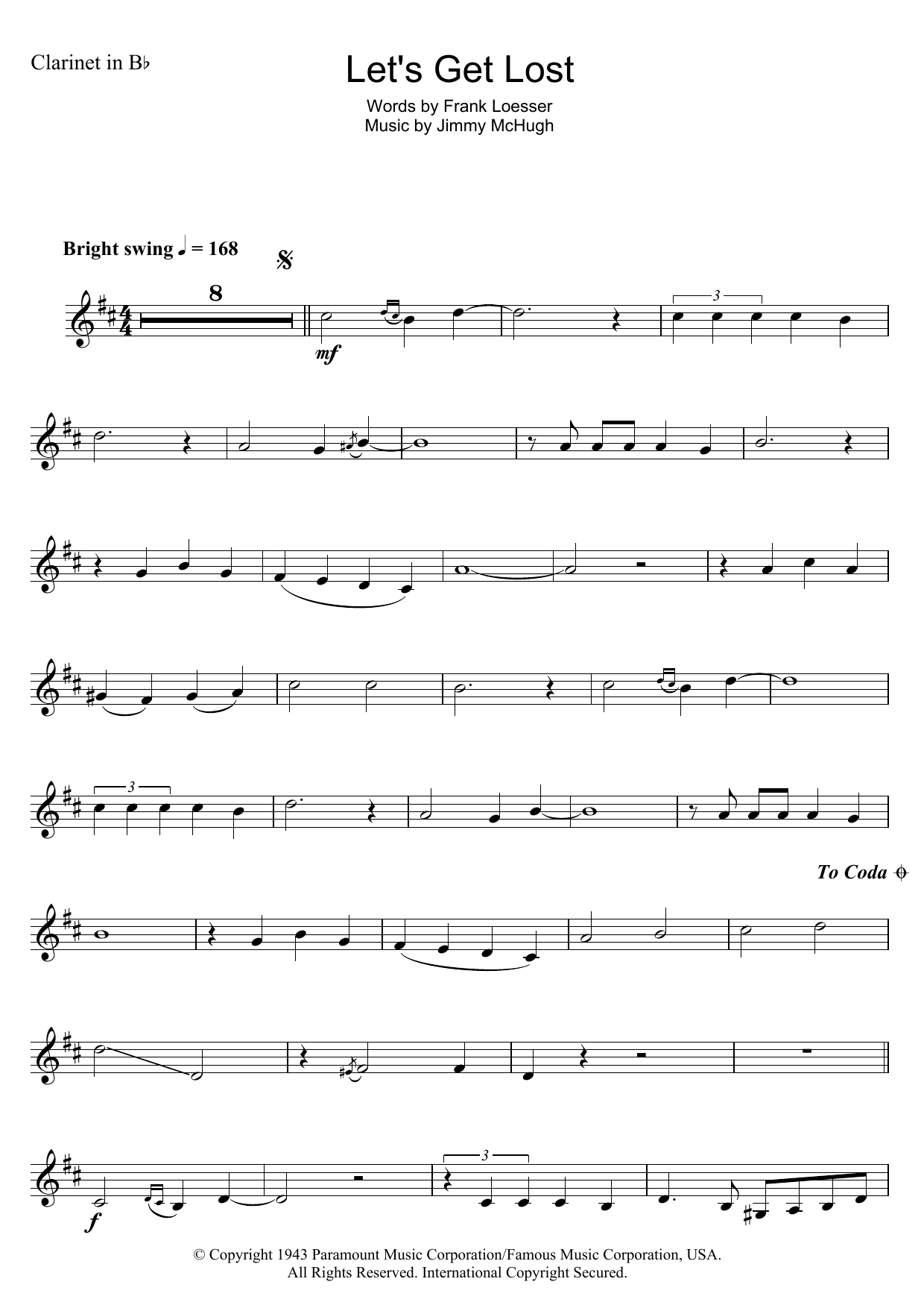 Download Chet Baker Let's Get Lost Sheet Music