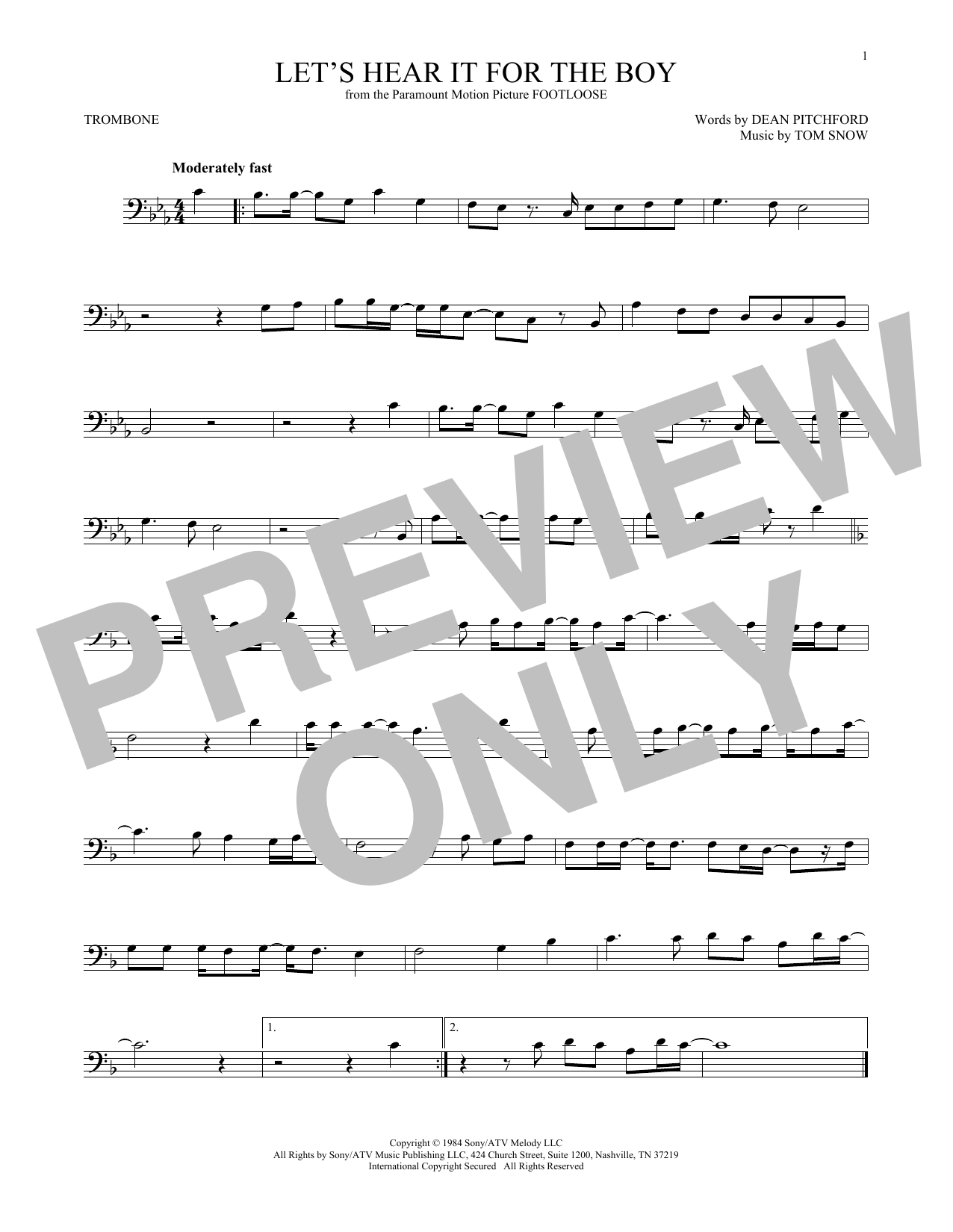 Download Deniece Williams Let's Hear It For The Boy Sheet Music