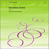 Download or print Licorice Licks - 1st Bb Clarinet Sheet Music Printable PDF 2-page score for Jazz / arranged Woodwind Ensemble SKU: 339364.