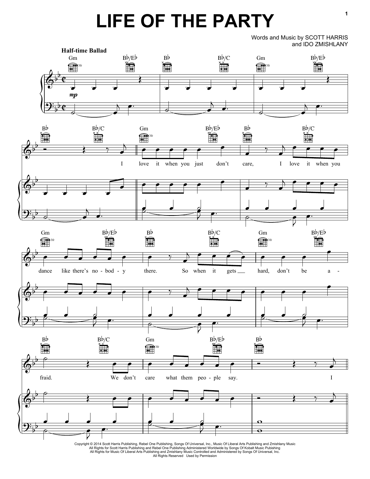 Download Shawn Mendes Life Of The Party Sheet Music
