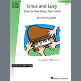 Download or print Linus And Lucy Sheet Music Printable PDF 6-page score for Jazz / arranged Piano Duet SKU: 163652.