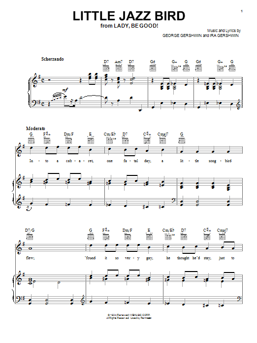 Download George Gershwin Little Jazz Bird Sheet Music