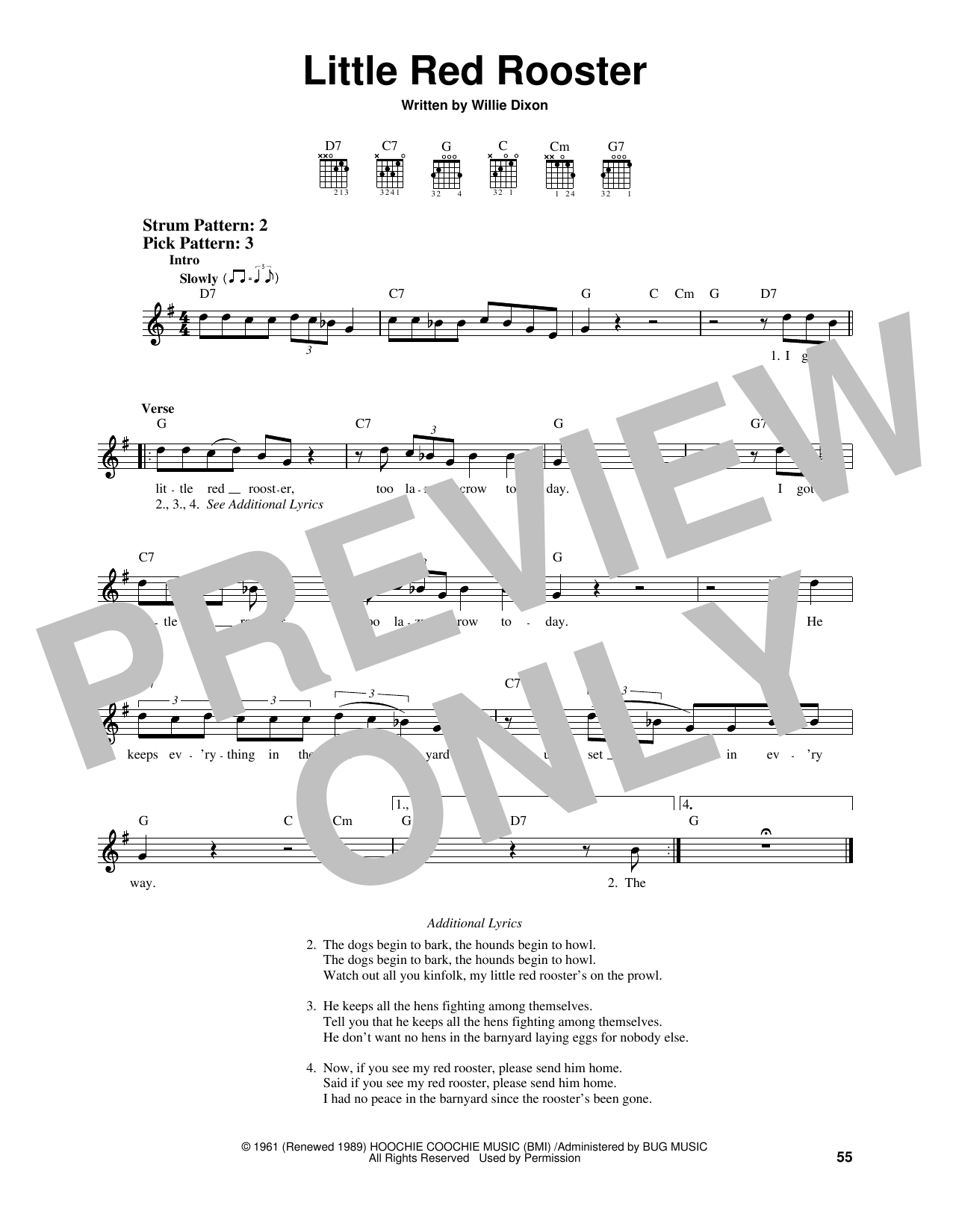 Download The Rolling Stones Little Red Rooster Sheet Music