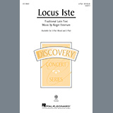 Download or print Locus Iste Sheet Music Printable PDF 6-page score for Concert / arranged 2-Part Choir SKU: 1198632.
