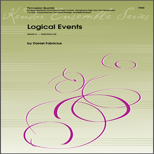 Download Daniel Fabricious Logical Events - Percussion 2 Sheet Music and Printable PDF Score for Percussion Ensemble