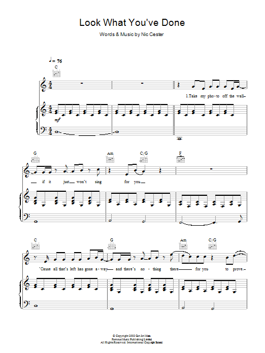 Download Jet Look What You've Done Sheet Music