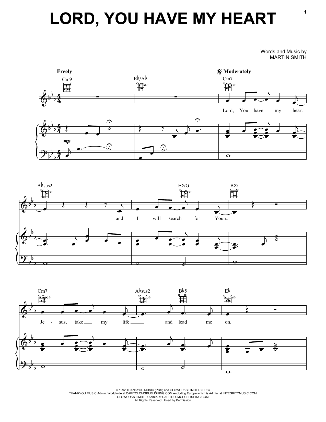 Download Delirious Lord, You Have My Heart Sheet Music