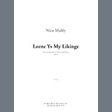 Download or print Lorne Ys My Likinge Sheet Music Printable PDF 32-page score for Classical / arranged Piano & Vocal SKU: 509490.