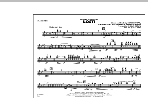 Download Michael Brown Lost! - Flute/Piccolo Sheet Music