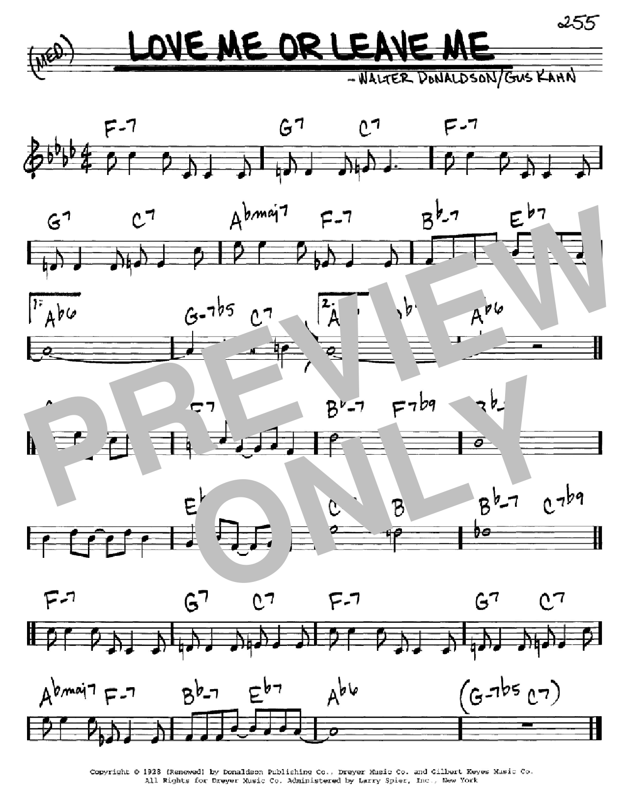 Download Ruth Etting Love Me Or Leave Me Sheet Music