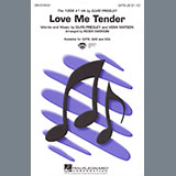 Download or print Love Me Tender (arr. Roger Emerson) Sheet Music Printable PDF 6-page score for Pop / arranged SATB Choir SKU: 438924.