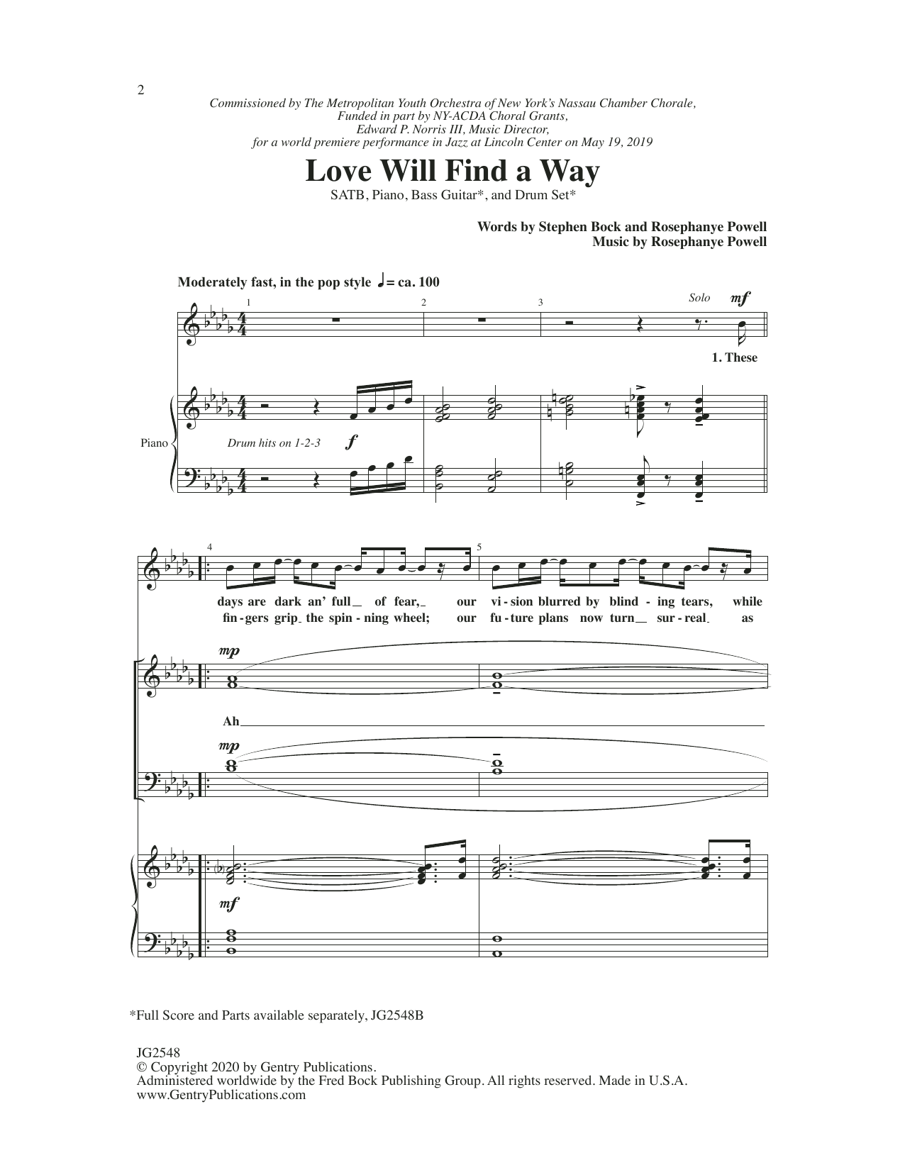 Download Rosephanye Powell Love Will Find A Way Sheet Music