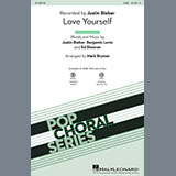 Download or print Love Yourself Sheet Music Printable PDF 11-page score for Rock / arranged SAB Choir SKU: 176991.