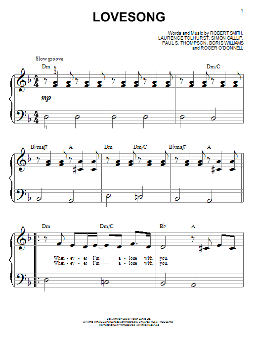 Download Adele Lovesong Sheet Music