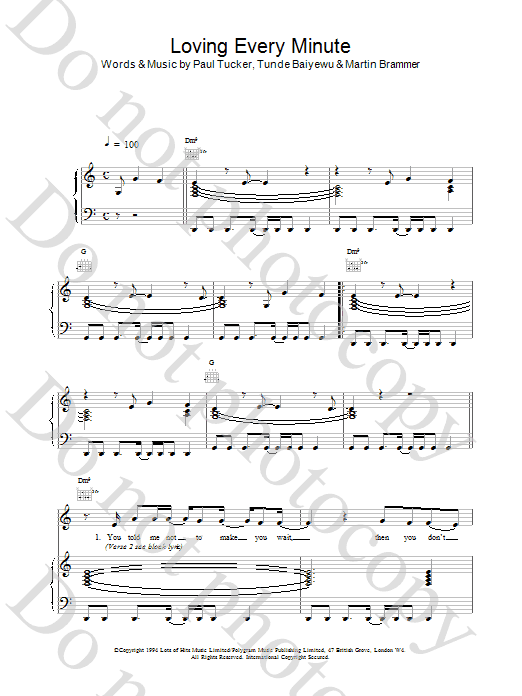 Download The Lighthouse Family Loving Every Minute Sheet Music