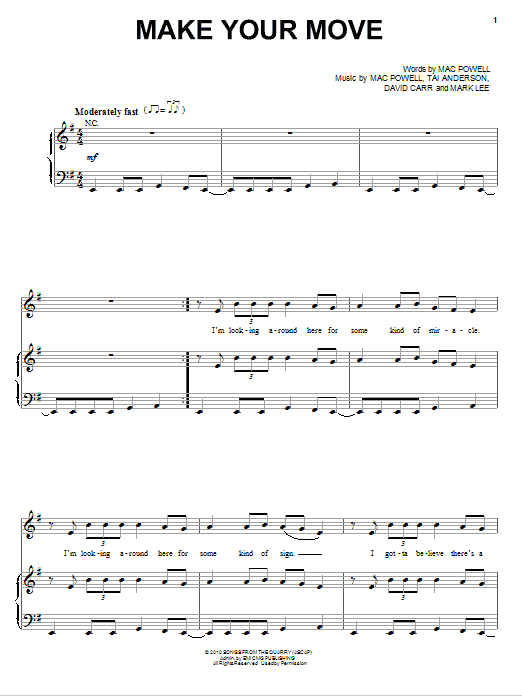 Download Third Day Make Your Move Sheet Music